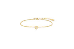  TRAILBLAZER - Bracelets avec pierre - Argent / GP 14 carats - Zircone - 18,5cm